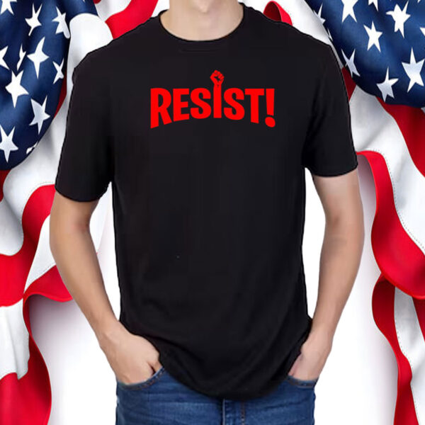 Resist Fist Logo Anti Trump Resistance Revolution 2025 T-Shirt