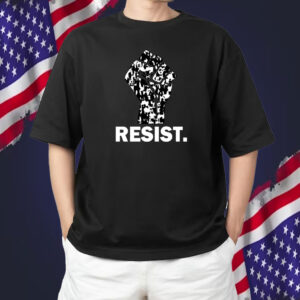 Resist Fist Pattern Hand 2025 T-Shirt