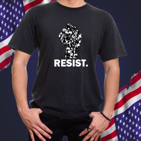 Resist Fist Pattern Hand 2025 T-Shirt
