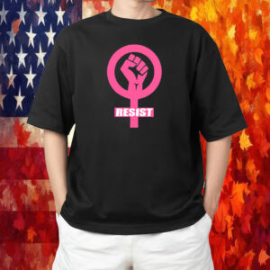 Resist Fist Women's Rights Logo Anti Trump Protest 2025 T-Shirt