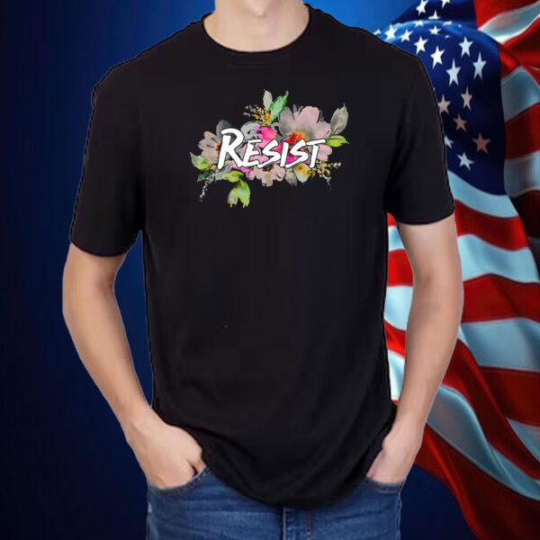 Resist Flower Logo 2025 T-Shirt