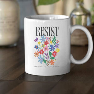 Resist Flowers Mug