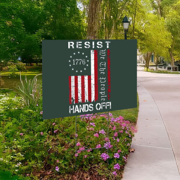 Resist Hands Off Protest T-Shirt