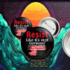 Resist Like It’s 1938 Germany American flag Button
