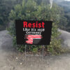 Resist Like It’s 1938 Germany American flag Yard Sign
