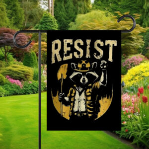 Resist Raccoon Flag