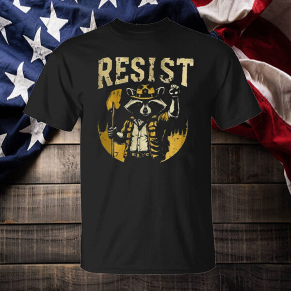 Resist Raccoon T-Shirt