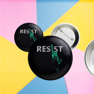 Resist, Statue of Liberty 2025 Buttons