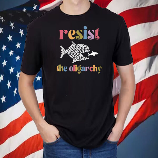 Resist the oligarchy anti trump, No kings in america T-Shirt