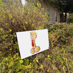 Sarcastic Trump Yard Sign