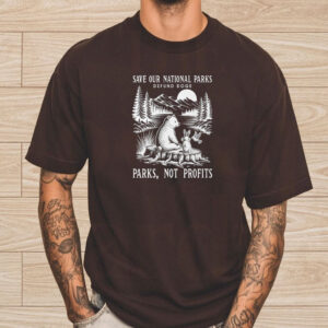 Save Our National Parks Defund DOGE, Parks, Not Profits T-Shirt