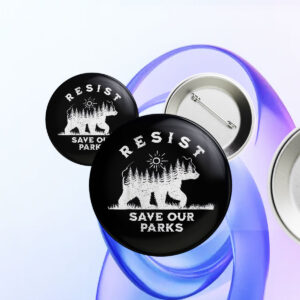 Save Our Parks, Smokey Bear Resist Button