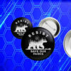 Save Our Parks, Smokey Bear Resist Button
