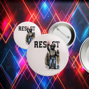 Smokey Bear Resist, Environmental Activism Button