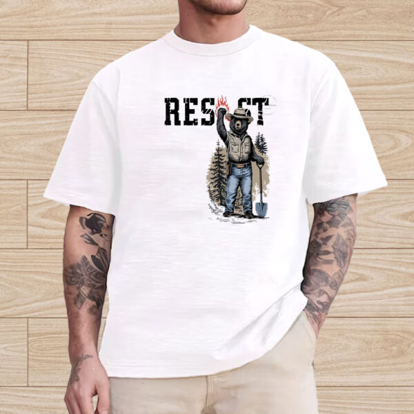 Smokey Bear Resist, Environmental Activism T-Shirt
