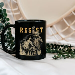 Smokey Bear Resist, Parks Over Profit Granola Mug