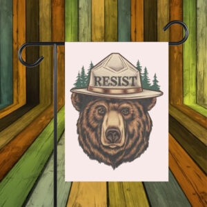 Smokey Bear Shirt National Park Protest Flag Resist Bear