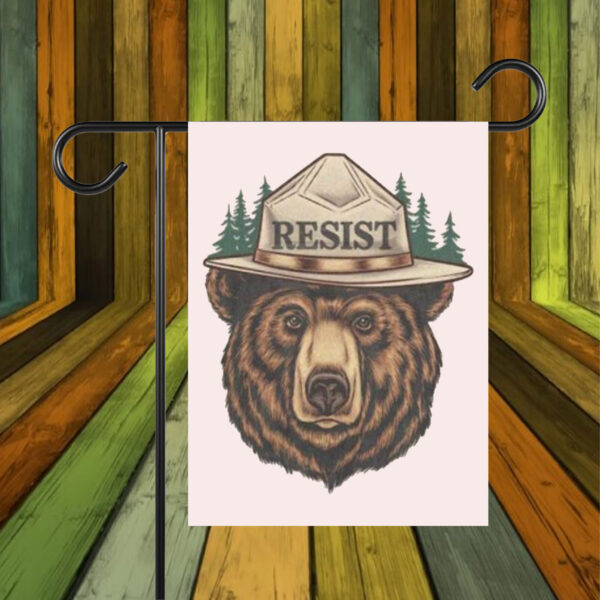 Smokey Bear Shirt National Park Protest Flag Resist Bear