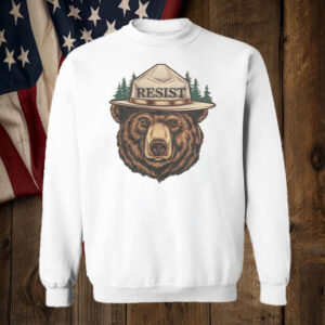 Smokey Bear Shirt National Park Protest T-Shirt Resist Bear