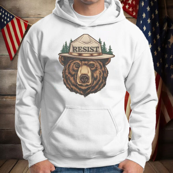 Smokey Bear Shirt National Park Protest T-Shirt Resist Bear