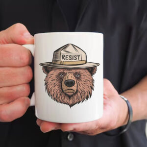 Smokey The Bear Resist, Protect Our National Parks Mug