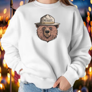 Smokey The Bear Resist, Protect Our National Parks T-Shirt