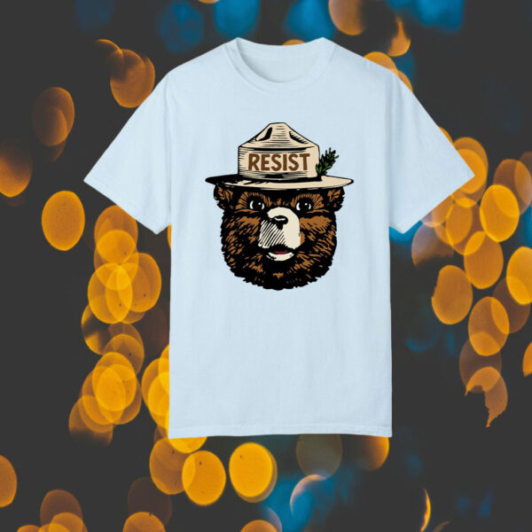 Smokey The Bear Resist, Resist Fascism National Park T-Shirt