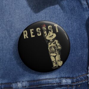 Smokey The Resist Bear Buttons