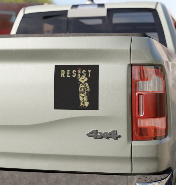 Smokey The Resist Bear Car Magnets