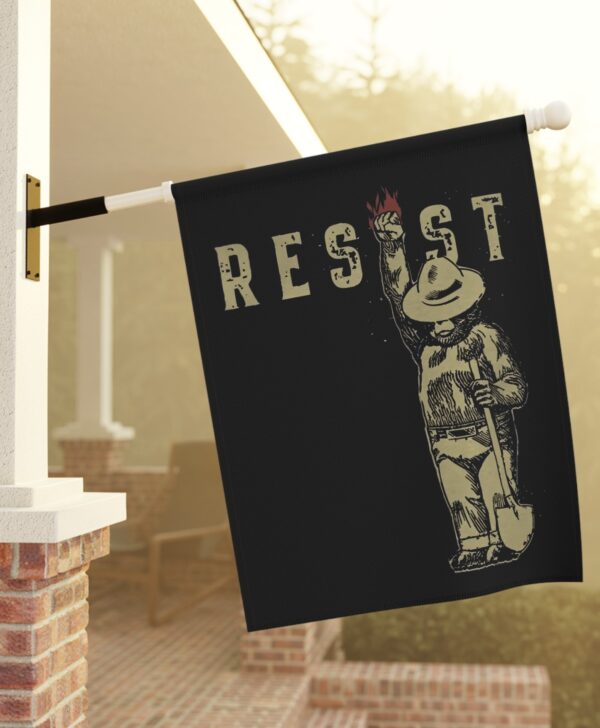 Smokey The Resist Bear Flag
