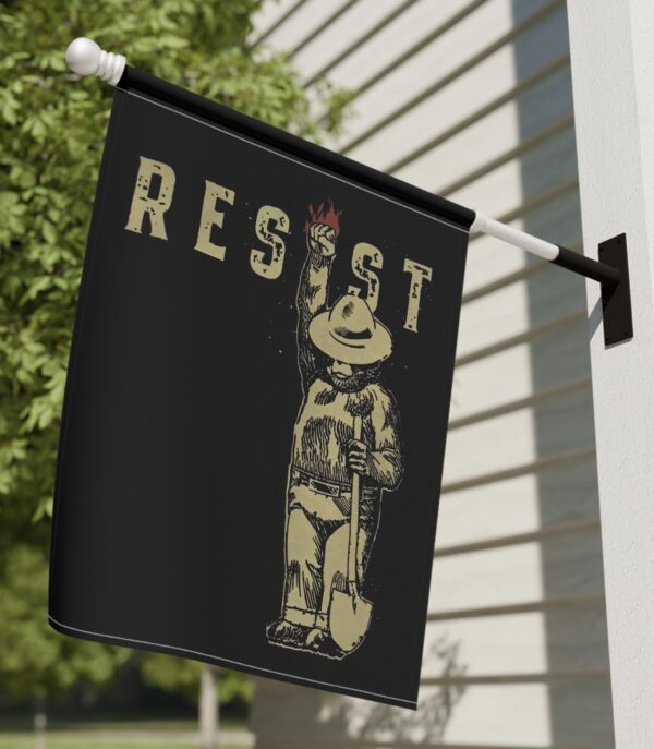Smokey The Resist Bear Flag