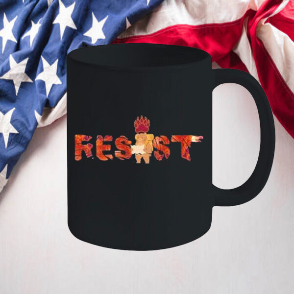 Smokey The Resist Bear Funny Bear 2025 Mug