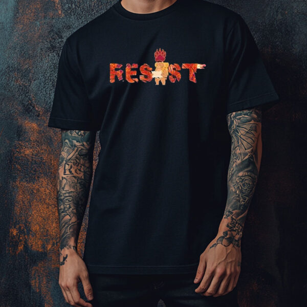 Smokey The Resist Bear Funny Bear 2025 T-Shirt