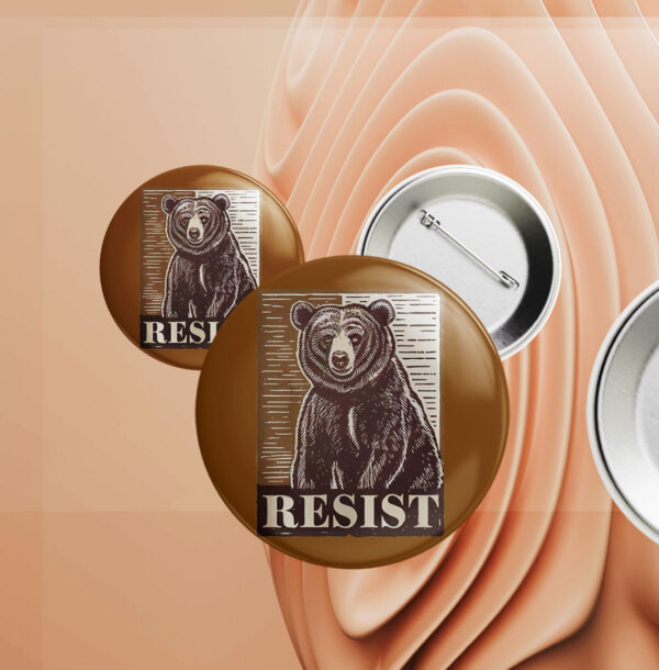 Smokey the Bear, Anti Trump Button