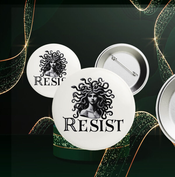 Snake girl resist Button