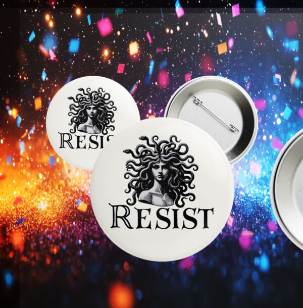 Snake girl resist Button