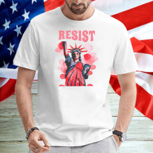 Statue of Liberty Resist Feminist T-Shirt
