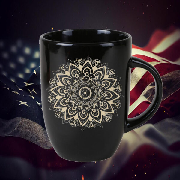 Subtle Anti Fascist FDT Mandala Political 2025 Mug