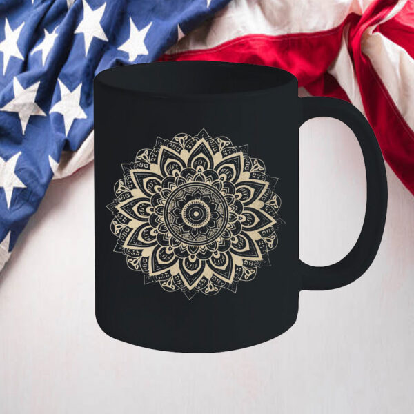 Subtle Anti Fascist FDT Mandala Political 2025 Mug