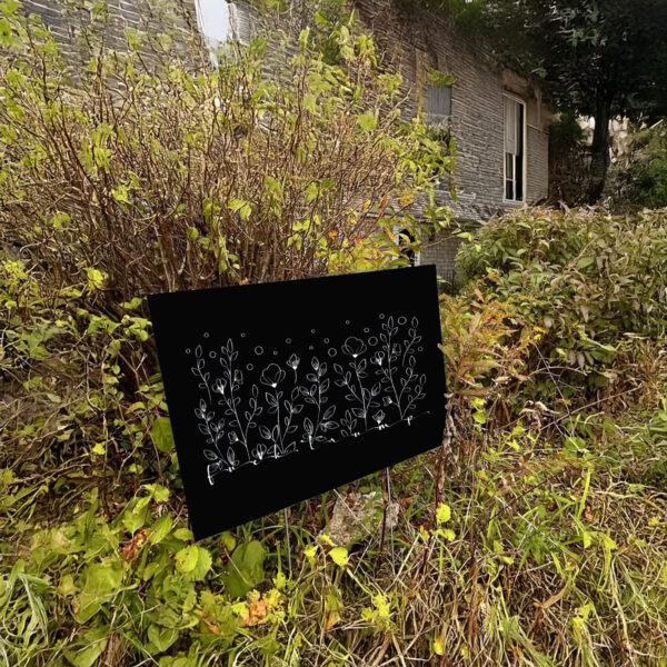Subtle Anti Trump Flower, FDT Yard Sign