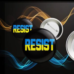 Ukraine Resist Button