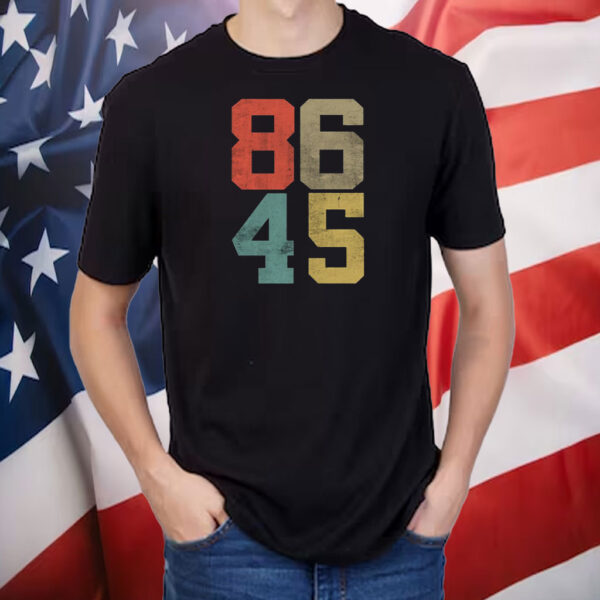 Vintage 86 45 Anti Trump 2025 T-Shirt