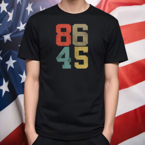 Vintage 86 45 Anti Trump 2025 T-Shirt
