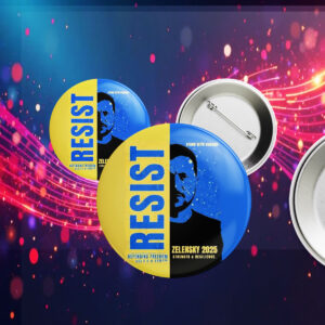 Zelensky 2025 – Resist Button