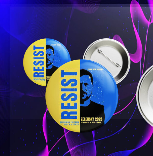 Zelensky 2025 – Resist Button