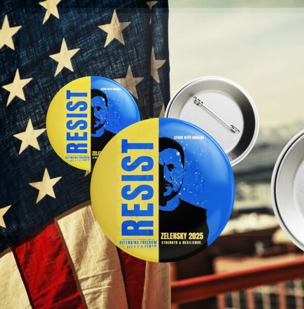 Zelensky 2025 – Resist Button