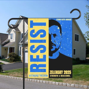 Zelensky 2025 – Resist Flag