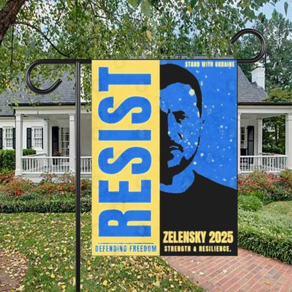 Zelensky 2025 – Resist Flag
