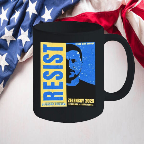 Zelensky 2025 – Resist Mug