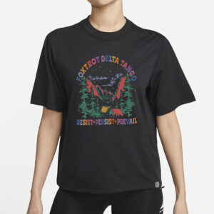 Bear Foxtrot Delta Tango Shirt, Retro FDT Resist Bear Shirt, National Parks Shirt, National Forest Service Shirt,Subtle F Trump, Anti Trump Shirt